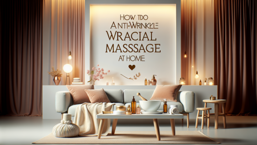 Cómo hacer un masaje facial antiarrugas en casa